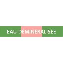 Panneau EAU DEMINERALIS. 312X52 MARQUA Taliaplast 730156 | 730156
