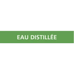 Panneau EAU DISTILLÉE 222x37mm (20 ADH Taliaplast 731159 | 731159