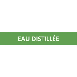 Panneau EAU DISTILLÉE 312x52mm (10 ADH Taliaplast 730159 | 730159