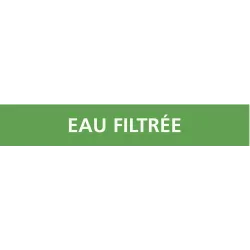 Panneau EAU FILTRÉE 222x37mm (20 ADHES Taliaplast 731163 | 731163