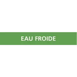 Panneau EAU FROIDE 222X37 MARQUAGE TUY Taliaplast 731165 | 731165