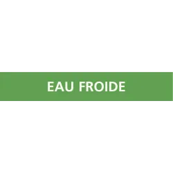 Panneau EAU FROIDE 312X52 MARQUAGE TUY Taliaplast 730165 | 730165