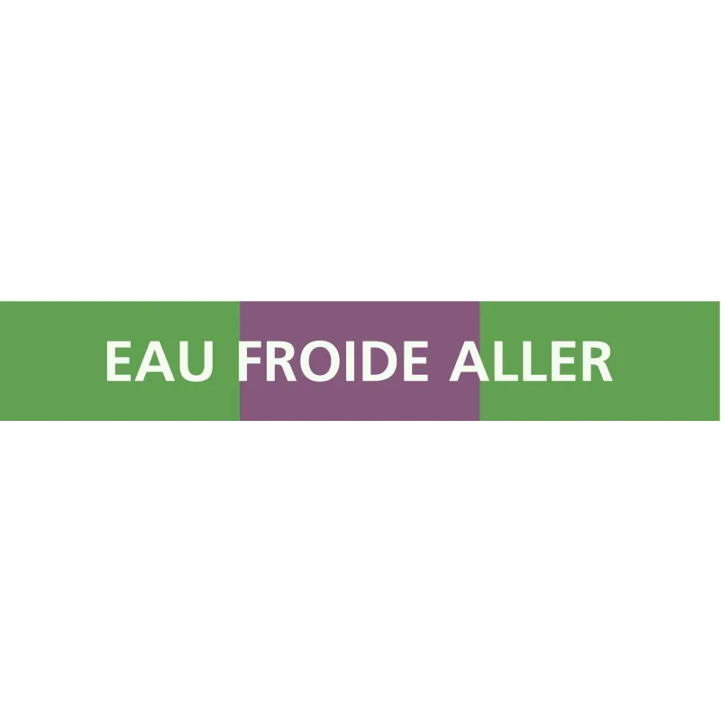 Panneau EAU FROIDE ALLER 156X26 MARQUA Taliaplast 732167 | 732167 Panneau EAU FROIDE ALLER 156X26 MARQUA Taliaplast 732167 | 732167