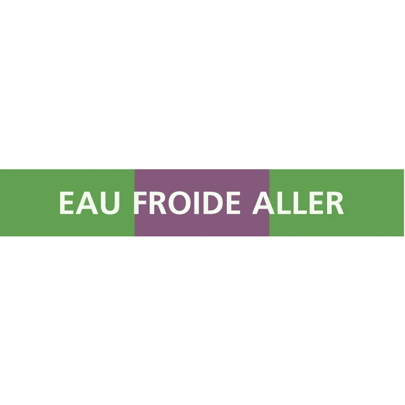 Panneau EAU FROIDE ALLER 222x37mm (20 Taliaplast 731167 | 731167 Panneau EAU FROIDE ALLER 222x37mm (20 Taliaplast 731167 | 731167