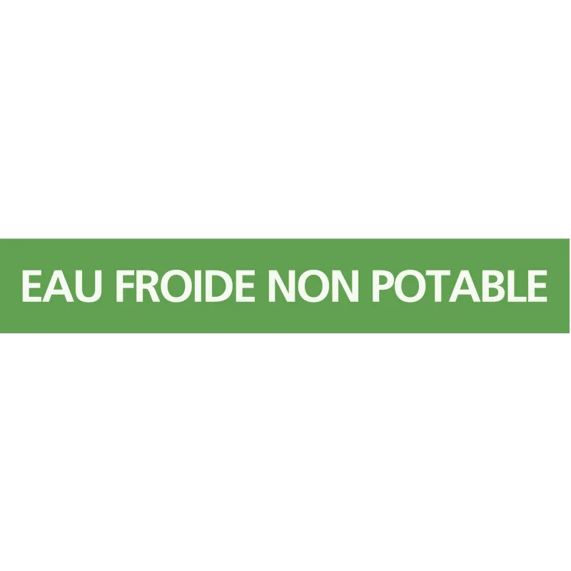 Panneau EAU FROIDE NON POTBLE 222X37 M Taliaplast 731168 | 731168 Panneau EAU FROIDE NON POTBLE 222X37 M Taliaplast 731168 | 731168