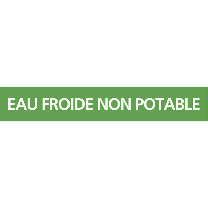 Panneau EAU FROIDE NON POTABLE 312X52 Taliaplast 730168 | 730168 Panneau EAU FROIDE NON POTABLE 312X52 Taliaplast 730168 | 730168