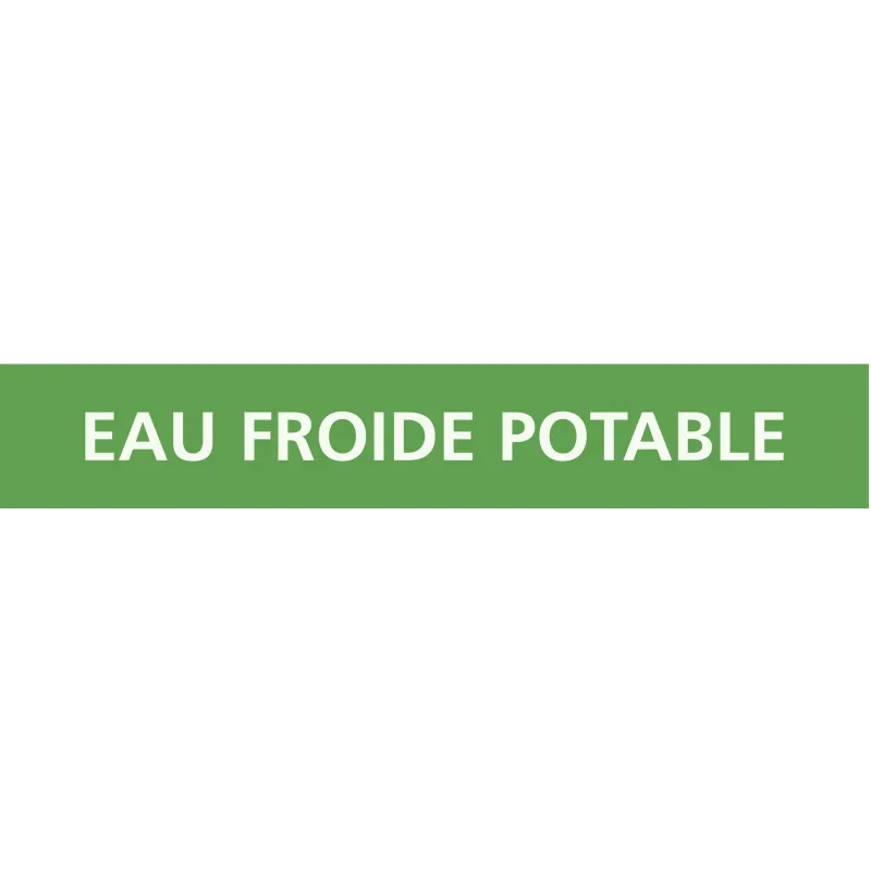 Panneau EAU FROIDE POTABLE 222X37 MARQ Taliaplast 731169 | 731169 Panneau EAU FROIDE POTABLE 222X37 MARQ Taliaplast 731169 | 731169