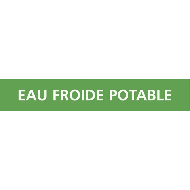 Panneau EAU FROIDE POTABLE 312x52mm (1 Taliaplast 730169 | 730169 Panneau EAU FROIDE POTABLE 312x52mm (1 Taliaplast 730169 | 730169