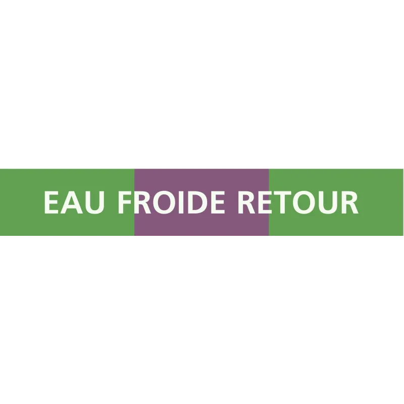 Panneau EAU FROIDE RETOUR 156X26 MARQU Taliaplast 732170 | 732170