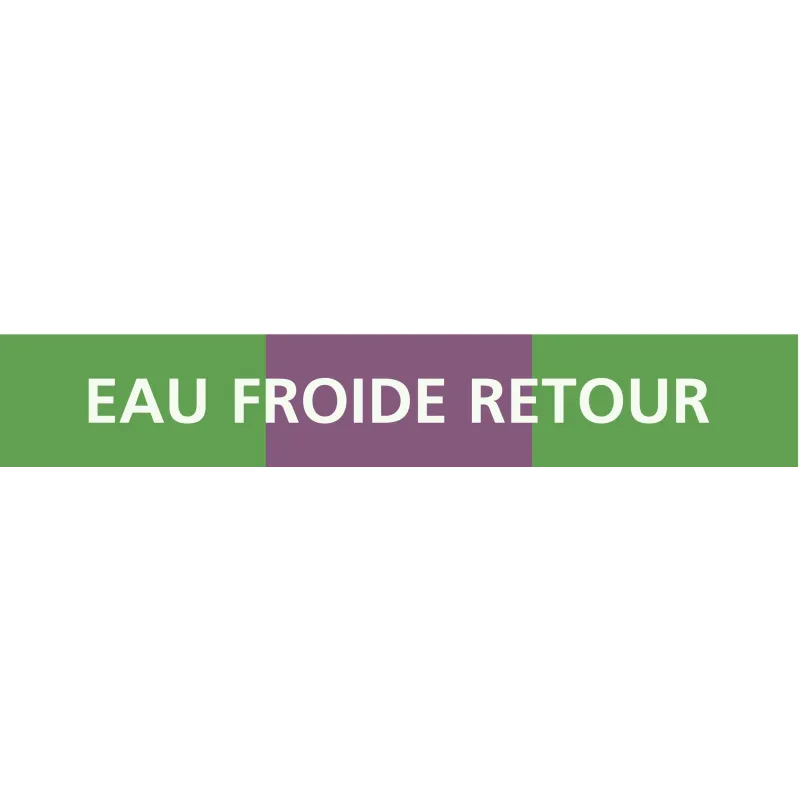 Panneau EAU FROIDE RETOUR 222x37mm (20 Taliaplast 731170 | 731170 Panneau EAU FROIDE RETOUR 222x37mm (20 Taliaplast 731170 | 731170