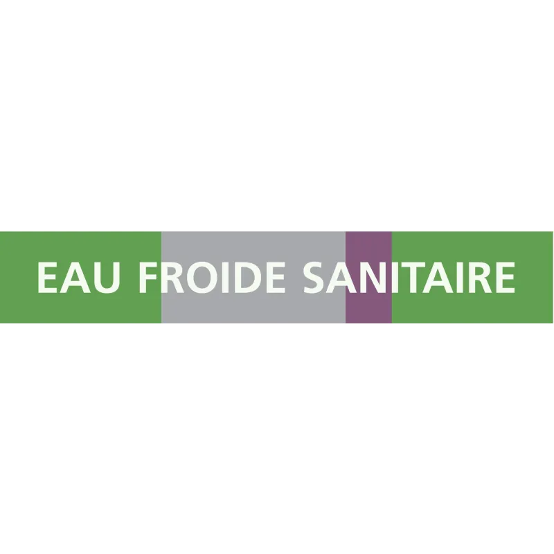 Panneau EAU FROIDE SANITAIRE 156x26mm Taliaplast 732171 | 732171 Panneau EAU FROIDE SANITAIRE 156x26mm Taliaplast 732171 | 732171