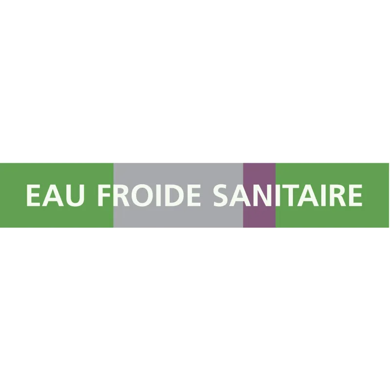Panneau EAU FROIDE SANITAIRE 222x37mm Taliaplast 731171 | 731171 Panneau EAU FROIDE SANITAIRE 222x37mm Taliaplast 731171 | 731171