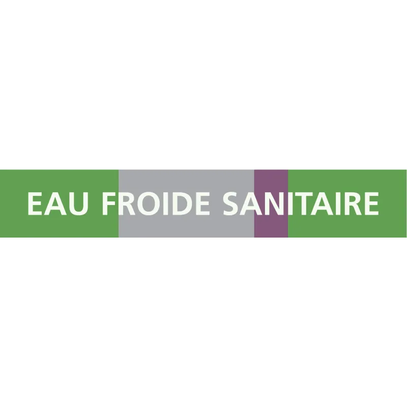Panneau EAU FROIDE SANITAIRE 312x52mm Taliaplast 730171 | 730171 Panneau EAU FROIDE SANITAIRE 312x52mm Taliaplast 730171 | 730171
