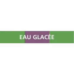 Panneau EAU GLACEE 156X26 MARQUAGE TUY Taliaplast 732172 | 732172