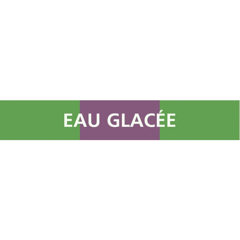 Panneau EAU GLACEE 156X26 MARQUAGE TUY Taliaplast 732172 | 732172 Panneau EAU GLACEE 156X26 MARQUAGE TUY Taliaplast 732172 | 732172