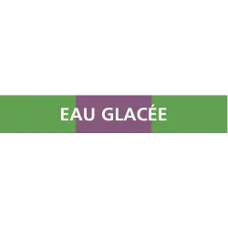 Panneau EAU GLACEE 222X37 MARQUAGE TUY Taliaplast 731172 | 731172