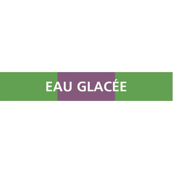 Panneau EAU GLACEE 222X37 MARQUAGE TUY Taliaplast 731172 | 731172 Panneau EAU GLACEE 222X37 MARQUAGE TUY Taliaplast 731172 | 731172