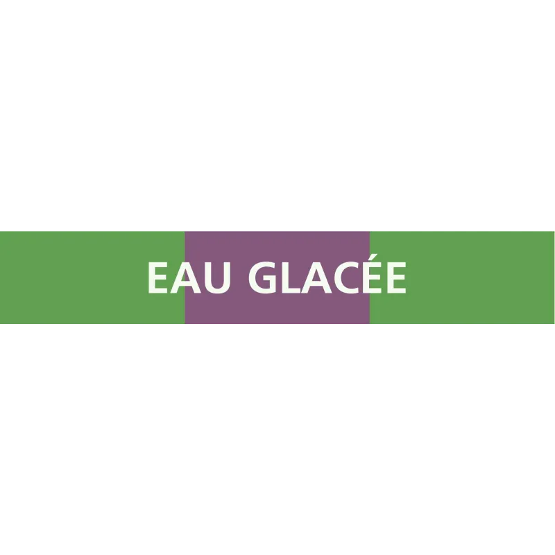 Panneau EAU GLACEE 312X52 MARQUAGE TUY Taliaplast 730172 | 730172 Panneau EAU GLACEE 312X52 MARQUAGE TUY Taliaplast 730172 | 730172