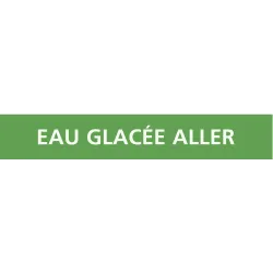 Panneau EAU GLACÉE ALLER 156x26mm (20 Taliaplast 732173 | 732173