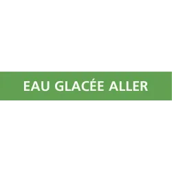 Panneau EAU GLACÉE ALLER 312x52mm (10 Taliaplast 730173 | 730173