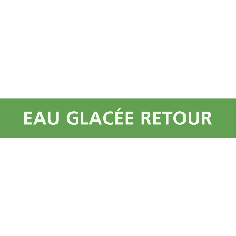 Panneau EAU GLACÉE RETOUR 312x52mm (10 Taliaplast 730174 | 730174