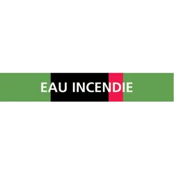 Panneau EAU INCENDIE 156X26 MARQUAGE T Taliaplast 732814 | 732814