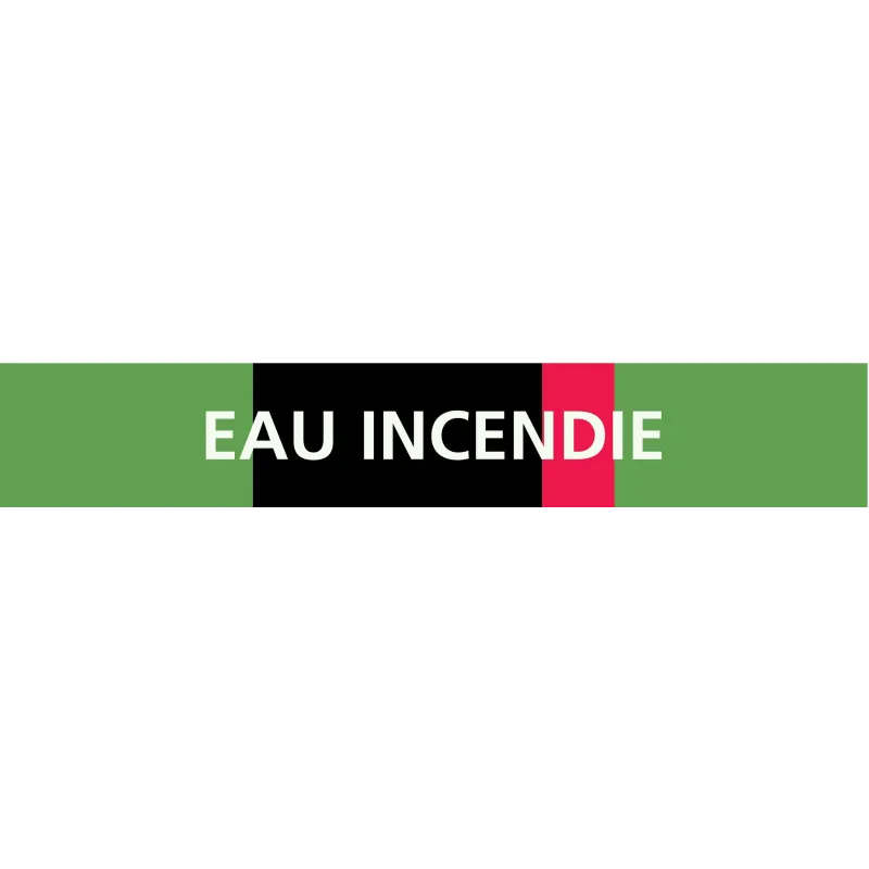 Panneau EAU INCENDIE 156X26 MARQUAGE T Taliaplast 732814 | 732814 Panneau EAU INCENDIE 156X26 MARQUAGE T Taliaplast 732814 | 732814