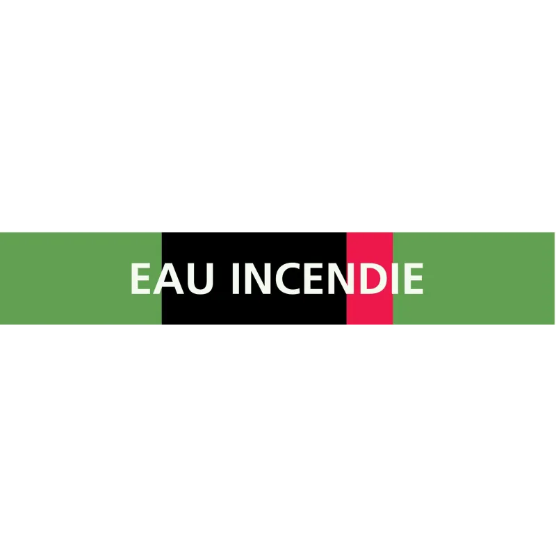 Panneau EAU INCENDIE 222x37mm (20 ADHE Taliaplast 731814 | 731814 Panneau EAU INCENDIE 222x37mm (20 ADHE Taliaplast 731814 | 731814