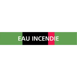 Panneau EAU INCENDIE 312x52mm (10 ADHE Taliaplast 730814 | 730814