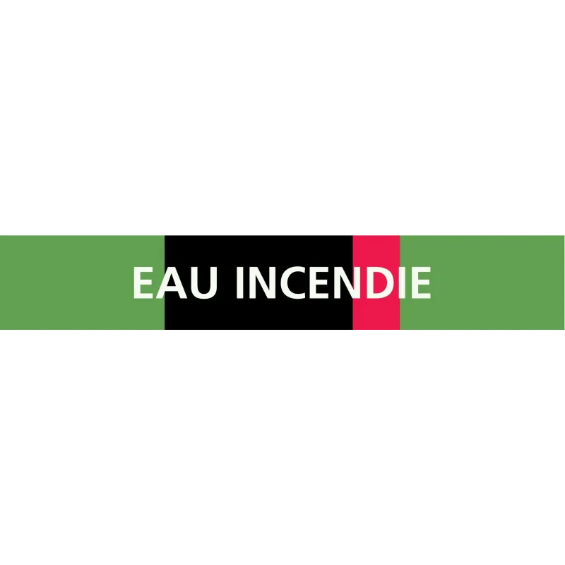 Panneau EAU INCENDIE 312x52mm (10 ADHE Taliaplast 730814 | 730814 Panneau EAU INCENDIE 312x52mm (10 ADHE Taliaplast 730814 | 730814