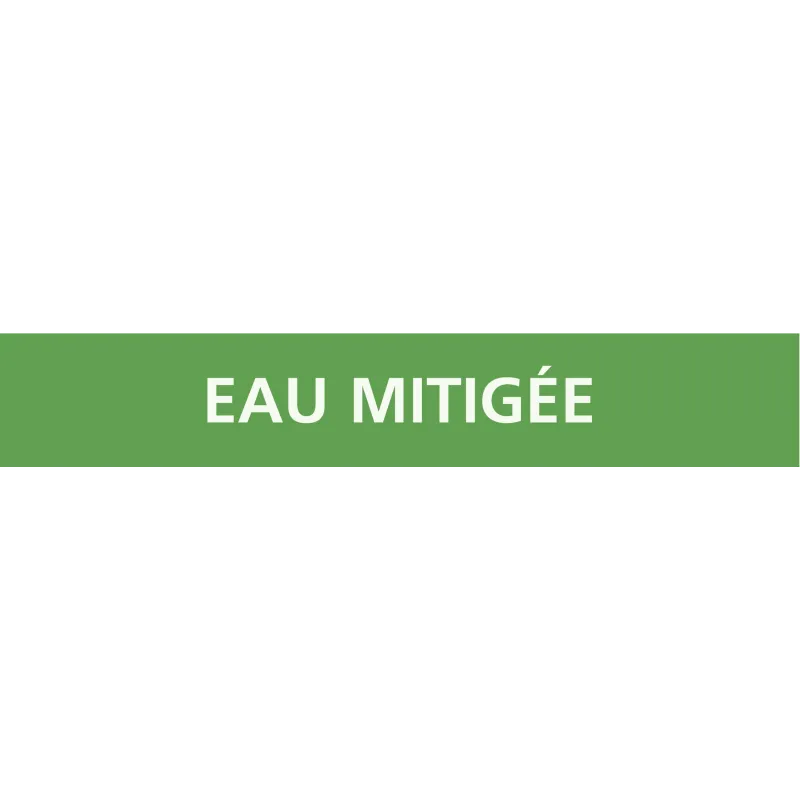 Panneau EAU MITIGÉE 312x52mm (10 ADHES Taliaplast 730182 | 730182