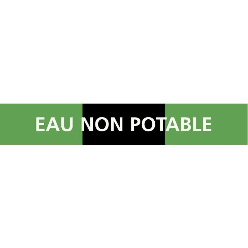 Panneau EAU NON POTABLE 156x26mm (20 A Taliaplast 732815 | 732815 Panneau EAU NON POTABLE 156x26mm (20 A Taliaplast 732815 | 732815