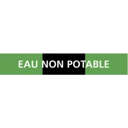 Panneau EAU NON POTABLE 222x37mm (20 A Taliaplast 731815 | 731815