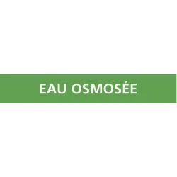 Panneau EAU OSMOSEE 222X37 MARQUAGE TU Taliaplast 731183 | 731183