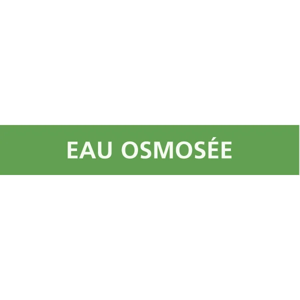 Panneau EAU OSMOSEE 222X37 MARQUAGE TU Taliaplast 731183 | 731183 Panneau EAU OSMOSEE 222X37 MARQUAGE TU Taliaplast 731183 | 731183