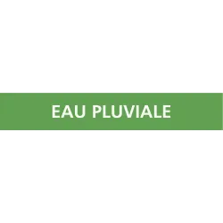 Panneau EAU PLUVIALE 312X52 MARQUAGE T Taliaplast 730184 | 730184