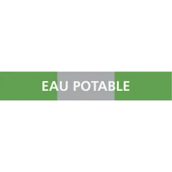 Panneau EAU POTABLE 312x52mm (10 ADHES Taliaplast 730186 | 730186