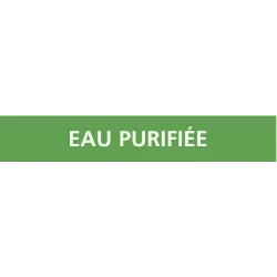 Panneau EAU PURIFIEE 222X37 MARQUAGE T Taliaplast 731188 | 731188