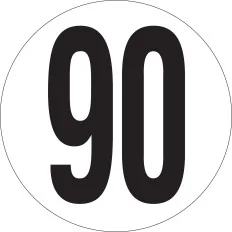 Panneau VITESSE LIMITEE A 90 KM/H PS C Taliaplast 628231 | 628231