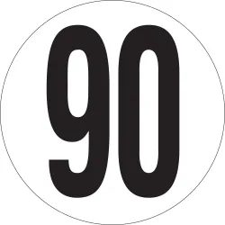 Panneau VITESSE LIMITEE A 90 KM/H ADHE Taliaplast 628232 | 628232