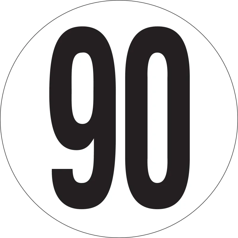 Panneau VITESSE LIMITEE A 90 KM/H ADHE Taliaplast 628232 | 628232 Panneau VITESSE LIMITEE A 90 KM/H ADHE Taliaplast 628232 | 628232