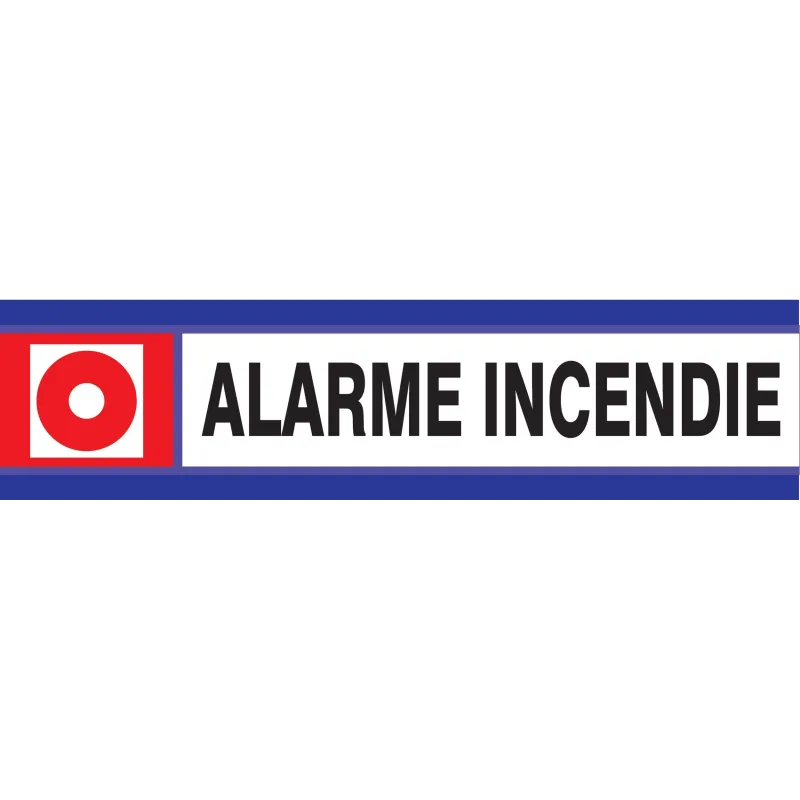 Panneau ALARME INCENDIE D-SIGN 180X45 Taliaplast 630101 | 630101