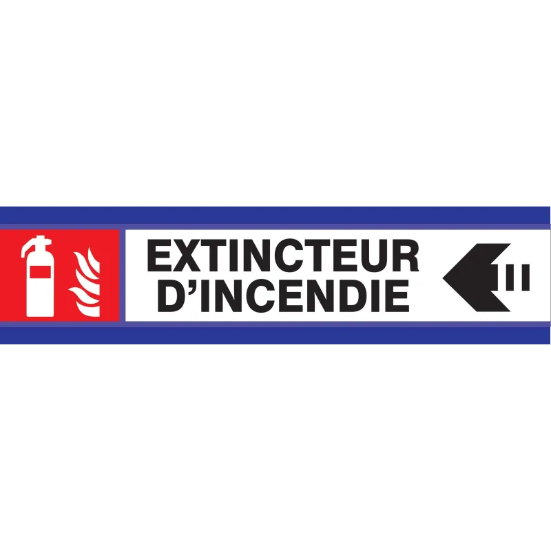 Panneau EXTINCTEUR FLECHE A GAUCHE D-S Taliaplast 630104 | 630104