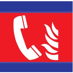 Panneau TELEPHONE INCEND.100x100 D-SIG Taliaplast 637105 | 637105