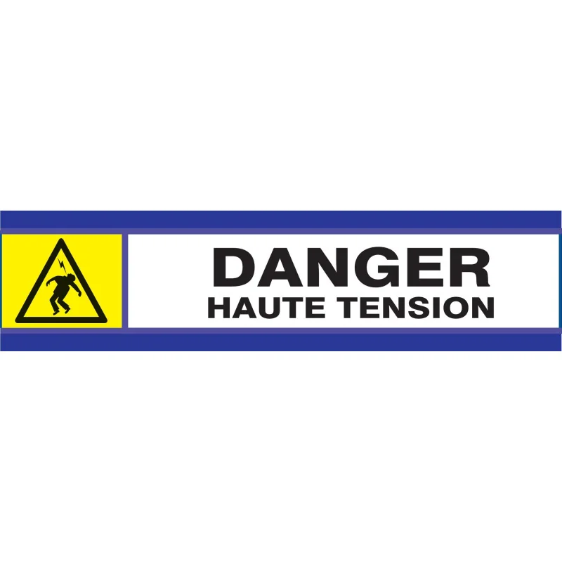 Panneau DANGER HAUTE TENSION D-SIGN 18 Taliaplast 630306 | 630306