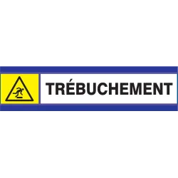 Panneau DANGER RISQUE DE TREBUCHEMENT Taliaplast 630307 | 630307