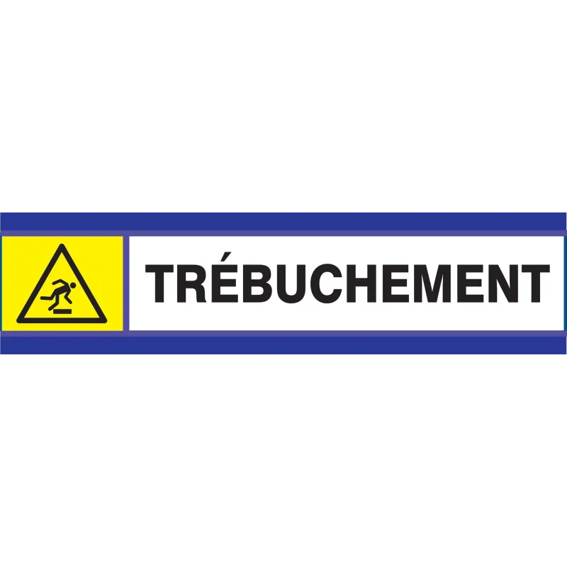 Panneau DANGER RISQUE DE TREBUCHEMENT Taliaplast 630307 | 630307