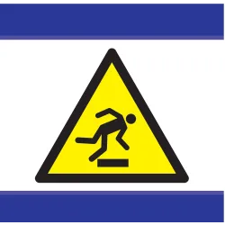Panneau DANGER RISQUE DE TREBUCHEMENT Taliaplast 637307 | 637307