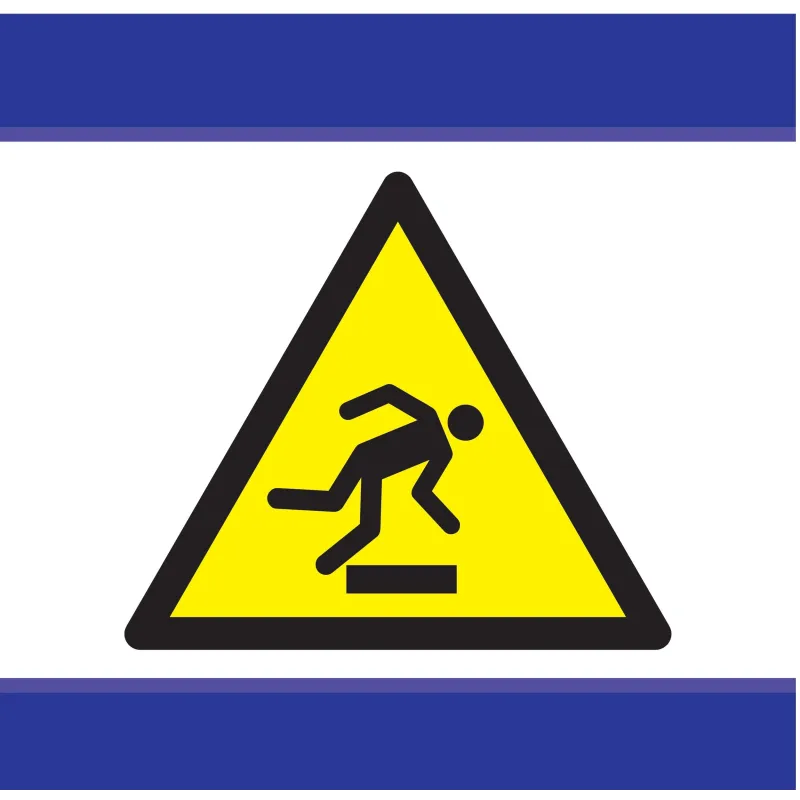 Panneau DANGER RISQUE DE TREBUCHEMENT Taliaplast 637307 | 637307
