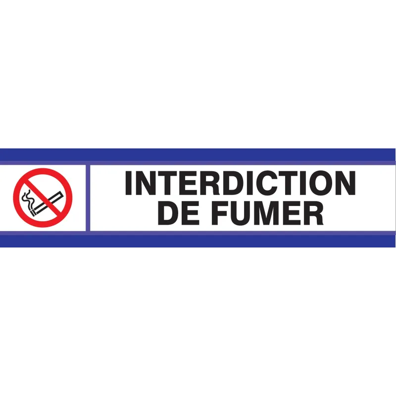 Panneau DEFENSE DE FUMER D-SIGN 180X45 Taliaplast 630201 | 630201 Panneau DEFENSE DE FUMER D-SIGN 180X45 Taliaplast 630201 | 630201